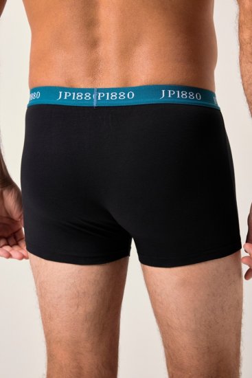 JP1880 FLEXNAMIC OEKO-TEX Boxer Shorts 2-Pack Black - Spodná bielizeň - Spodné Prádlo 2XL-8XL