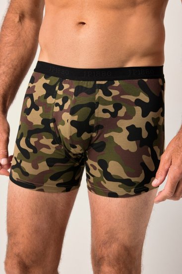 JP1880 FLEXNAMIC OEKO-TEX Boxer Shorts 2-Pack Green - Spodná bielizeň - Spodné Prádlo 2XL-8XL