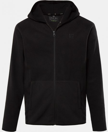 JAY-PI Ultra-light Fleece Jacket Black - Mikiny & mikiny bez kapucne - Mikiny & Mikiny s Kapucňou 2XL-12XL