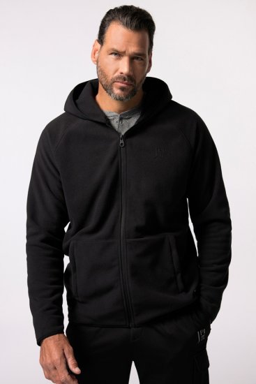 JAY-PI Ultra-light Fleece Jacket Black - Mikiny & mikiny bez kapucne - Mikiny & Mikiny s Kapucňou 2XL-12XL