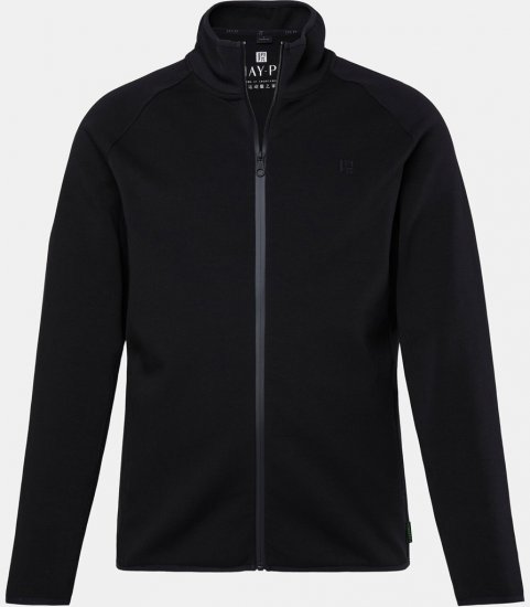 JAY-PI FLEXNAMIC® Golf Sweat Jacket with Zipper Black - Mikiny & Mikiny bez kapucne - Mikiny & Mikiny s Kapucňou 2XL-12XL