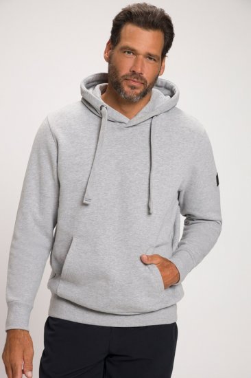 JAY-PI Hoodie with Soft Brushed Interior Grey - Mikiny & mikiny bez kapucne - Mikiny & Mikiny s Kapucňou 2XL-12XL