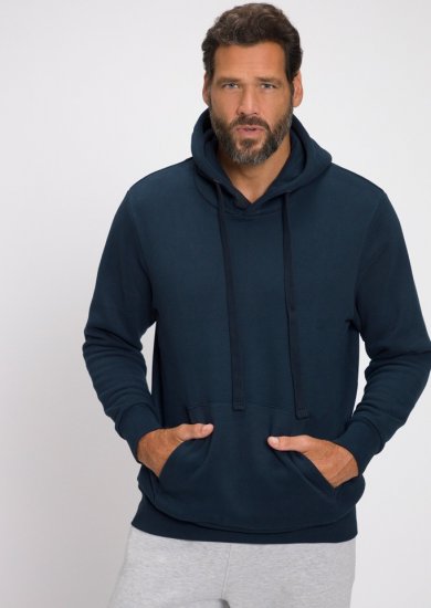JAY-PI Hoodie with Soft Brushed Interior Navy - Mikiny & mikiny bez kapucne - Mikiny & Mikiny s Kapucňou 2XL-12XL