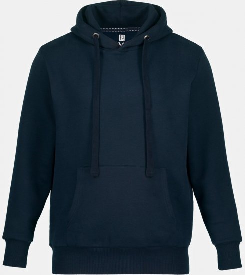 JAY-PI Hoodie with Soft Brushed Interior Navy - Mikiny & mikiny bez kapucne - Mikiny & Mikiny s Kapucňou 2XL-12XL