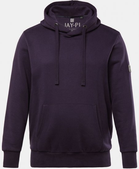 JAY-PI Hoodie with Soft Brushed Interior Purple - Mikiny & mikiny bez kapucne - Mikiny & Mikiny s Kapucňou 2XL-12XL