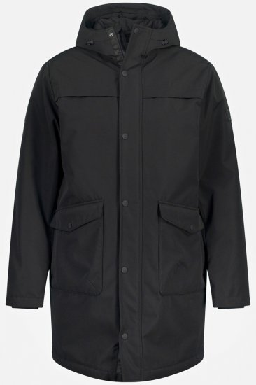 JP1880 Warm Parka with Wind Cuffs Black - Bundy - Bundy Nadmerné Veľkosti 2XL-8XL