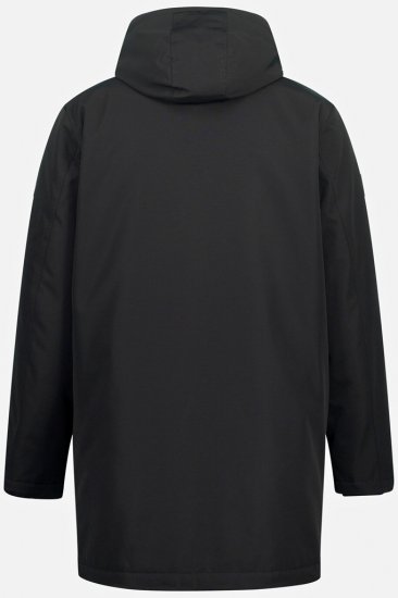 JP1880 Warm Parka with Wind Cuffs Black - Bundy - Bundy Nadmerné Veľkosti 2XL-8XL