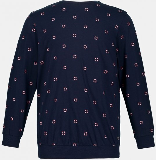 JP1880 Two-piece Pyjamas Long Sleeve and Long Trousers Navy - Spodná bielizeň - Spodné Prádlo 2XL-8XL