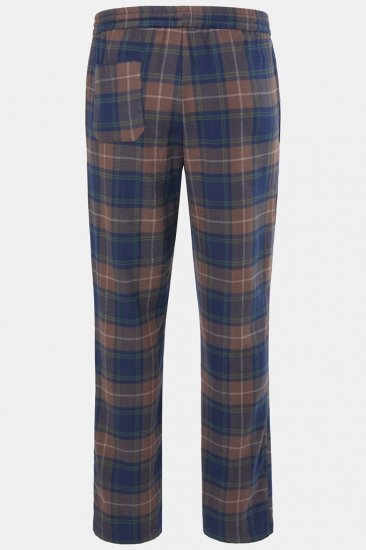 JP1880 Pyjama Trousers Flannel Check Brown - Spodná bielizeň - Spodné Prádlo 2XL-8XL