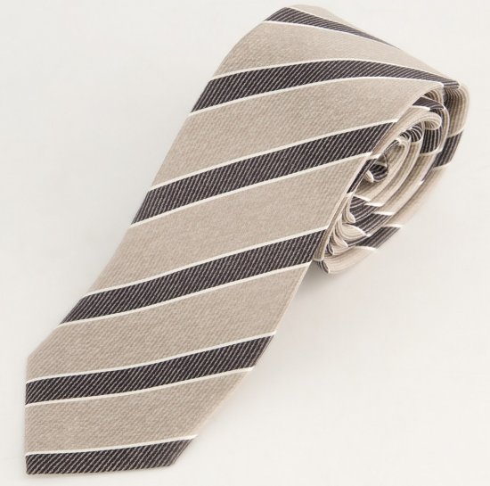 JP1880 Silk Tie Extra Long with Stripes - Doplnky - 