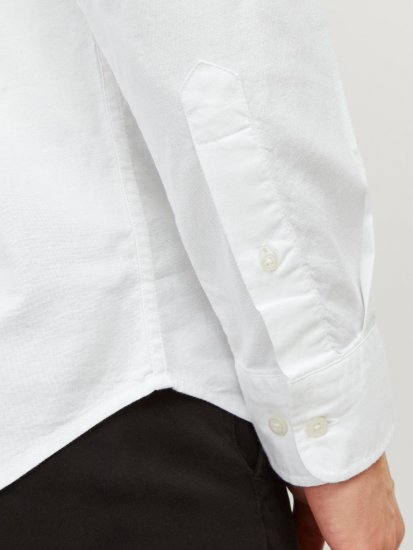 Jack & Jones Brook Oxford Shirt Long Sleeve White - Košele - Košele 2XL-10XL