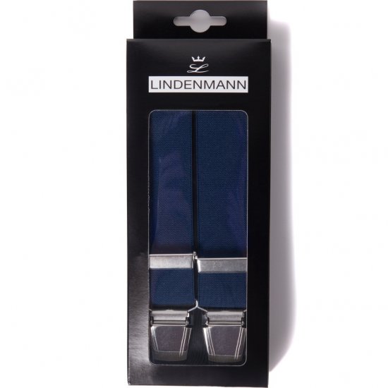 JP1880 Suspenders X-Shape Navy - Doplnky - 