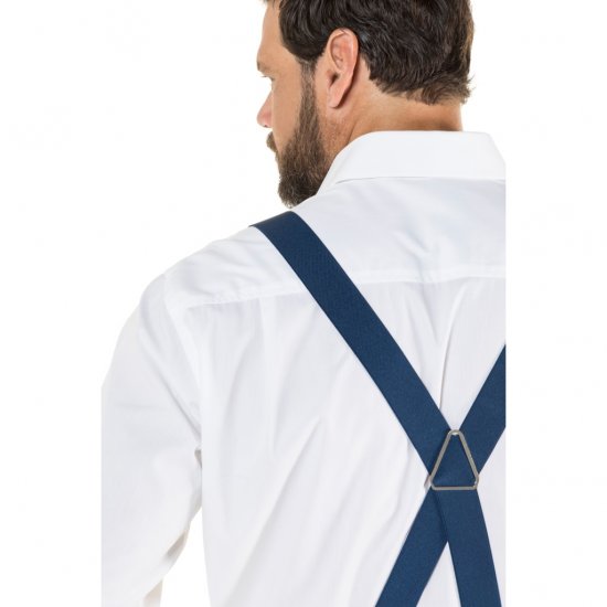 JP1880 Suspenders X-Shape Navy - Doplnky - 