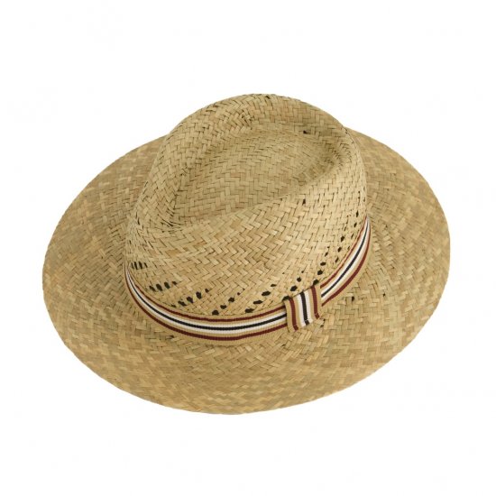 JP1880 Straw Hat Woven Yellow - Doplnky - 