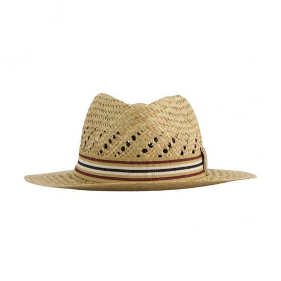 JP1880 Straw Hat Woven Yellow - Doplnky - 