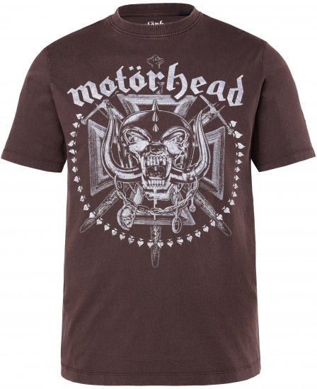 JP1880 Motörhead Soft Jersey Vintage T-Shirt Brown - Tričká s kapelami - 
