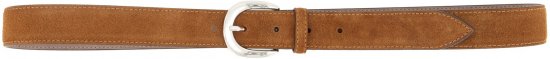 Ulla Popken Suede Thin Belt Brown - Dámske opasky - 