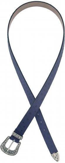 Ulla Popken Classic Belt Blue - Dámske opasky - 