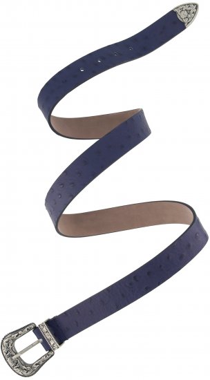 Ulla Popken Classic Belt Blue - Dámske opasky - 