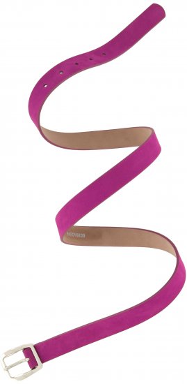 Ulla Popken Soft Suede Belt Purple - Dámske opasky - 