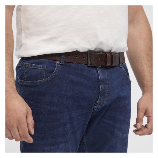 North Latitude Belt Dark Brown - Opasky - Opasky W40-W70/2XL-8XL