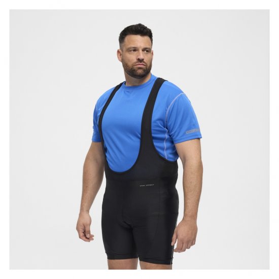 North Latitude Sport Bike Shorts With Suspenders Black - Cyklistické oblečenie - 