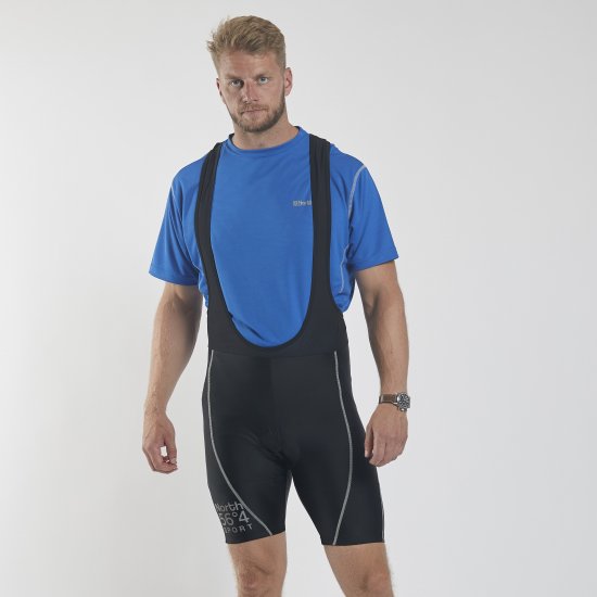 North Latitude Bike Shorts With Suspenders Black TALL - Športové oblečenie - Sportovní Oblečení 2XL-10XL
