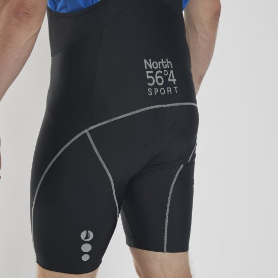 North Latitude Bike Shorts With Suspenders Black TALL - Športové oblečenie - Sportovní Oblečení 2XL-10XL