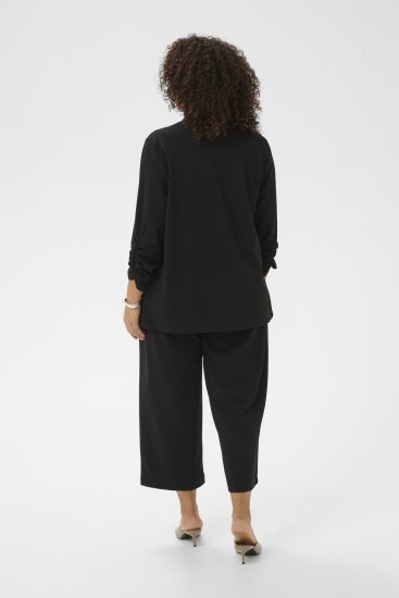 Kaffe Curve Pheolo 3/4 Sleeve Blazer Black Deep - Saká - 