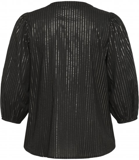 Kaffe Curve Luisa Blouse Black Deep - Blúzky - 