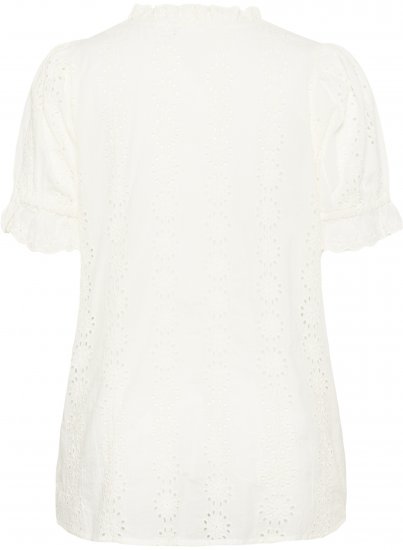 Kaffe Curve Dina Blouse White - Blúzky - 