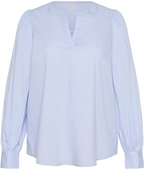 Kaffe Curve Juda Blouse Nantucket Breeze Stripe Blue - DÁMSKE OBLEČENIE 40-66 - 