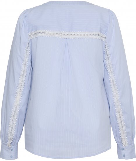 Kaffe Curve Juda Blouse Nantucket Breeze Stripe Blue - DÁMSKE OBLEČENIE 40-66 - 