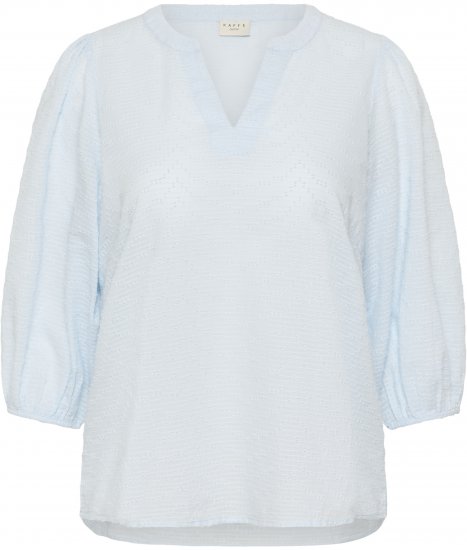 Kaffe Curve Penelopia Blouse Nantucket Breeze Blue - Blúzky - 