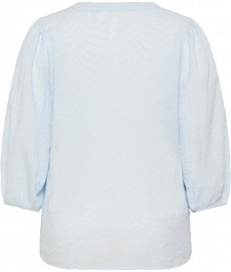 Kaffe Curve Penelopia Blouse Nantucket Breeze Blue - Blúzky - 