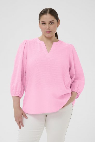 Kaffe Curve Penelopia Blouse Pink Frosting - Blúzky - 