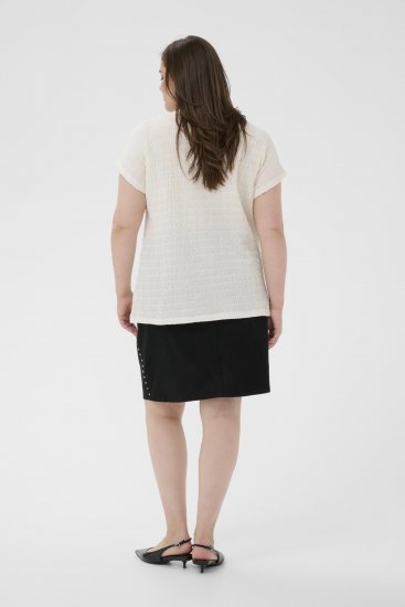 Kaffe Curve Felice Blouse Chalk - Blúzky - 