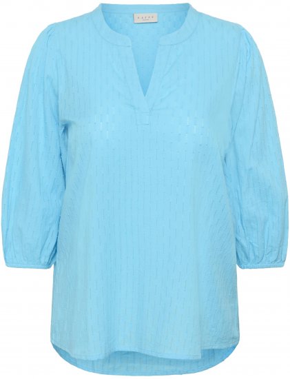 Kaffe Curve Thea Blouse Aquarius Blue - Blúzky & tuniky - 