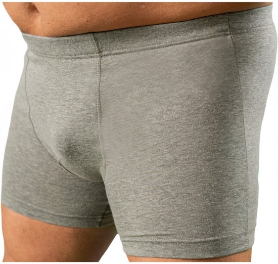 20 Nodi 978 Stretch Cotton Boxer with Internal Elastic Band Grey - Boxerky - Boxerky 2XL-12XL