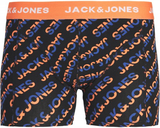 Jack & Jones Logo Trunks 3-Pack Navy Blazer - Spodná bielizeň - Spodné Prádlo 2XL-8XL