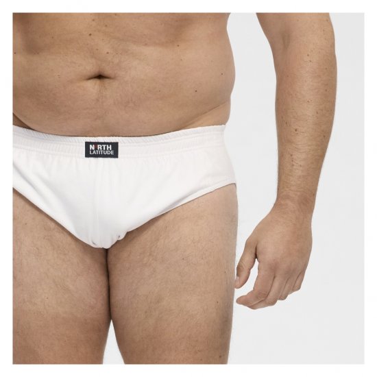 North Latitude Brief Underwear White - Slipy - Slipy 2XL-8XL