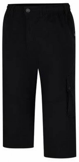 Espionage TR062 Ripstop 3/4 Cargp Trousers Black - Kapsáče - Pánske Kapsáče Nadmerné Veľkosti