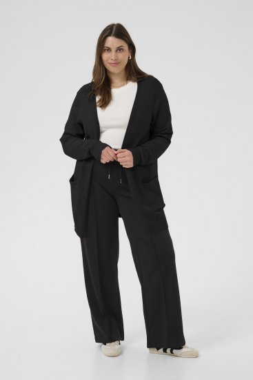 Kaffe Curve Alianna Knit Cardigan Black Deep - Kardigany - 