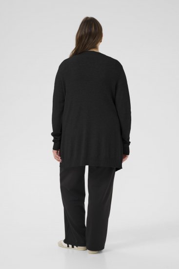 Kaffe Curve Alianna Knit Cardigan Black Deep - Kardigany - 