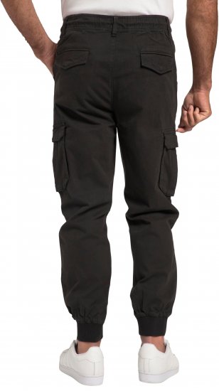 JP1880 Cargo Trousers with Many Pockets Stretchy Black - Džínsy & nohavice - Džínsy a Nohavice - W40-W70