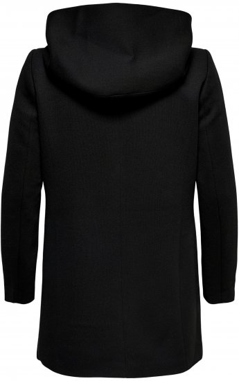 Only Carmakoma Sedona Light Coat Black - Zimné kabáty - 