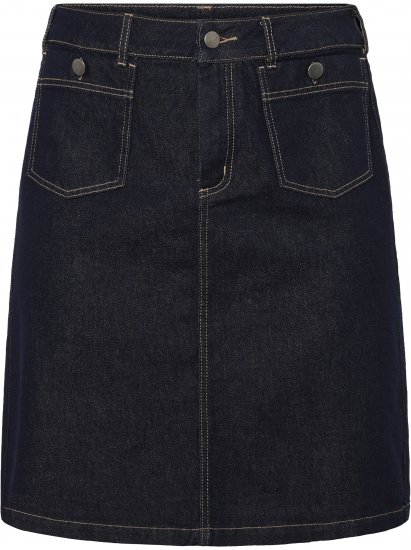 Kaffe Curve Roria Denim Skirt Dark Blue - Sukne - 