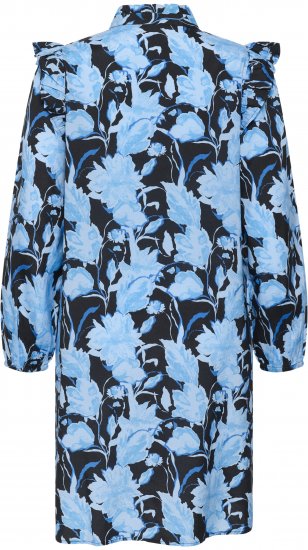 Kaffe Curve Sasja Šaty Blue Snake Flower - Šaty - 