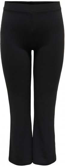 Only Carmakoma Pever Flared Pants Black - Nohavice - 