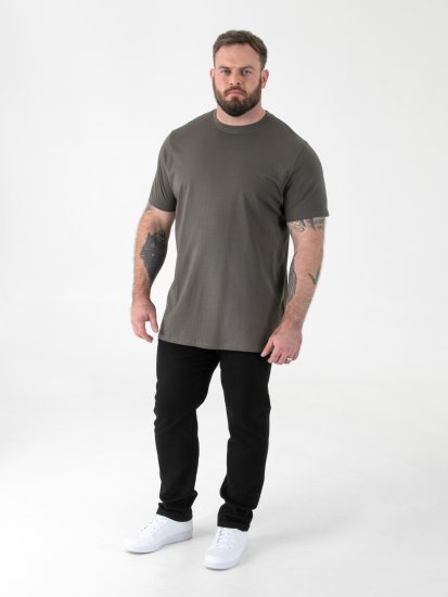 D555 Flyers Crew Neck T-shirt Khaki - Tričká - Nadrozmerné tričká - 2XL-14XL